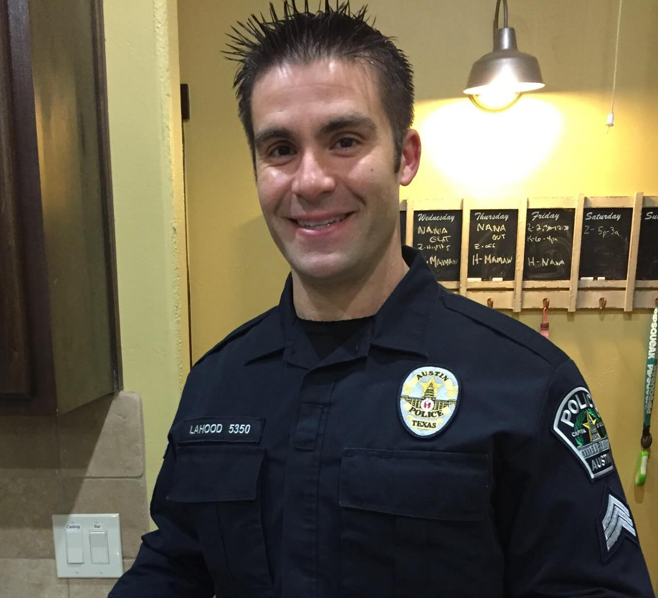 sergeant zachary lahood poisoned by carbon monoxide ford explorer austin police